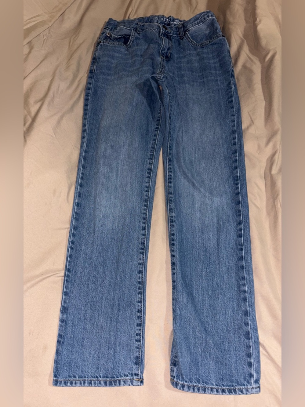 The Children’s Place Boys Straight Leg Jeans Size 14 Adjustable Waist Blue
